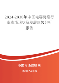 2024-2030年中国电容网络行业市场现状及发展趋势分析报告