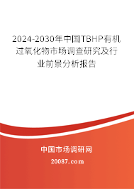 2024-2030年中国TBHP有机过氧化物市场调查研究及行业前景分析报告