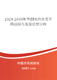 2024-2030年中国电热水壶市场调研与发展前景分析