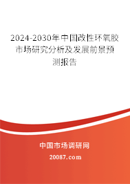 2024-2030年中国改性环氧胶市场研究分析及发展前景预测报告