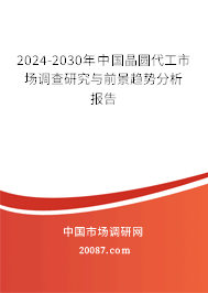 2024-2030年中国晶圆代工市场调查研究与前景趋势分析报告