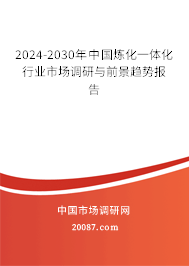 2024-2030年中国炼化一体化行业市场调研与前景趋势报告