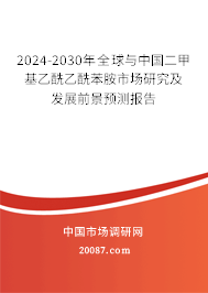 2024-2030年全球与中国二甲基乙酰乙酰苯胺市场研究及发展前景预测报告