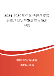 2024-2030年中国快速连接接头市场现状与发展前景预测报告