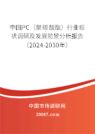 中国PC（聚碳酸酯）行业现状调研及发展前景分析报告（2024-2030年）