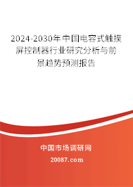 2024-2030年中国电容式触摸屏控制器行业研究分析与前景趋势预测报告