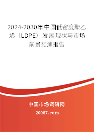 2024-2030年中国低密度聚乙烯（LDPE）发展现状与市场前景预测报告