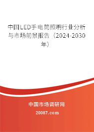 中国LED手电筒照明行业分析与市场前景报告（2024-2030年）