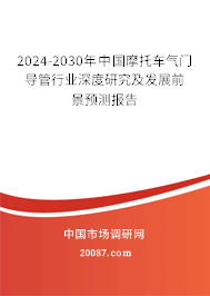 2024-2030年中国摩托车气门导管行业深度研究及发展前景预测报告