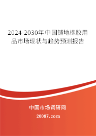 2024-2030年中国铺地橡胶用品市场现状与趋势预测报告