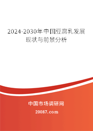 2024-2030年中国豆腐乳发展现状与前景分析