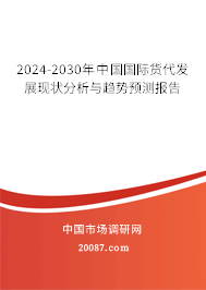 2024-2030年中国国际货代发展现状分析与趋势预测报告