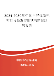 2024-2030年中国半导体激光打标设备发展现状与前景趋势报告