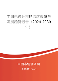 中国电位计市场深度调研与发展趋势报告(2024-2030年) 中国电位计市场深度调研与发展趋势报告(2024-2030年)