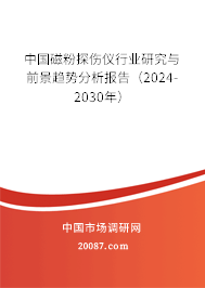 中国磁粉探伤仪行业研究与前景趋势分析报告（2024-2030年）