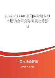 2024-2030年中国皮带给料机市场调查研究与发展趋势预测