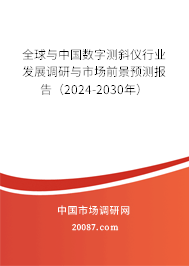 全球与中国数字测斜仪行业发展调研与市场前景预测报告（2024-2030年）