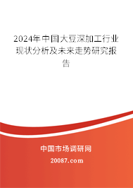 2024年中国大豆深加工行业现状分析及未来走势研究报告