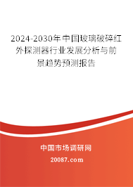 2024-2030年中国玻璃破碎红外探测器行业发展分析与前景趋势预测报告