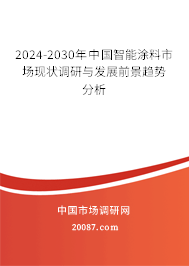 2024-2030年中国智能涂料市场现状调研与发展前景趋势分析