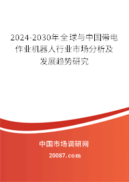 2024-2030年全球与中国带电作业机器人行业市场分析及发展趋势研究