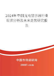 2024年中国光电显示器行业现状分析及未来走势研究报告