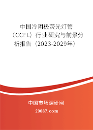 中国冷阴极荧光灯管（CCFL）行业研究与前景分析报告（2023-2029年）