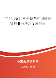 2025-2031年全球与中国微波管行业分析及发展前景 2025-2031年全球与中国微波管行业分析及发展前景