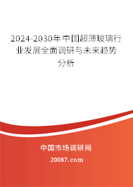 2024-2030年中国超薄玻璃行业发展全面调研与未来趋势分析