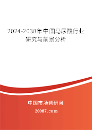 2024-2030年中国马尿酸行业研究与前景分析