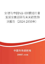 全球与中国NB-IOT模组行业发展全面调研与未来趋势预测报告（2024-2030年）