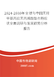 2024-2030年全球与中国三羟甲基丙烷三丙烯酸酯市场现状全面调研与发展趋势分析报告