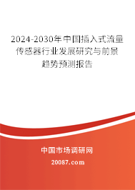 2024-2030年中国插入式流量传感器行业发展研究与前景趋势预测报告