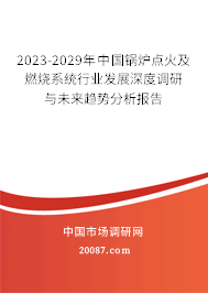 2023-2029年中国锅炉点火及燃烧系统行业发展深度调研与未来趋势分析报告