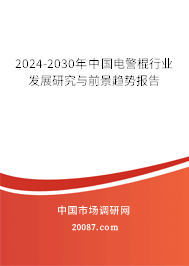 2024-2030年中国电警棍行业发展研究与前景趋势报告