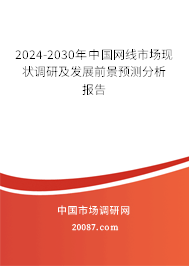 2024-2030年中国网线市场现状调研及发展前景预测分析报告