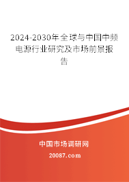 2024-2030年全球与中国中频电源行业研究及市场前景报告