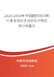 2024-2030年中国图照排印刷行业发展现状调研及市场前景分析报告