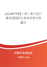 2024年中国十溴二苯乙烷行业发展回顾与未来前景分析报告