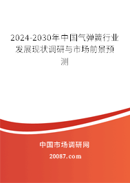 2024-2030年中国气弹簧行业发展现状调研与市场前景预测