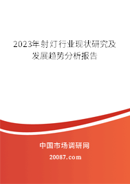 2023年射灯行业现状研究及发展趋势分析报告