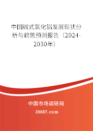 中国碱式氯化铝发展现状分析与趋势预测报告（2024-2030年）