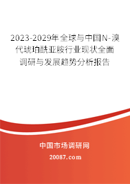 2023-2029年全球与中国N-溴代琥珀酰亚胺行业现状全面调研与发展趋势分析报告