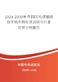 2024-2030年中国羽毛球拍游戏手柄市场现状调研与行业前景分析报告