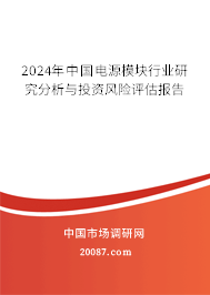 2024年中国电源模块行业研究分析与投资风险评估报告