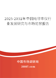 2025-2031年中国电导率仪行业发展研究与市场前景报告 2025-2031年中国电导率仪行业发展研究与市场前景报告