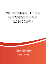 中国汽车减振器行业市场分析与发展趋势研究报告（2024-2030年）