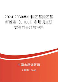 2024-2030年中国乙基羟乙基纤维素（EHEC）市场调查研究与前景趋势报告