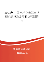 2023年中国电池充电器市场研究分析及发展趋势预测报告