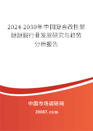 2024-2030年中国复合改性聚醚醚酮行业发展研究与趋势分析报告